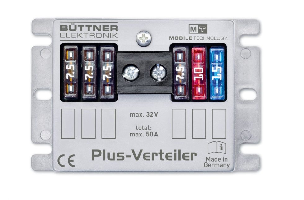 Plusz elosztótábla biztosítékokkal MT PV-6, max. 50 A