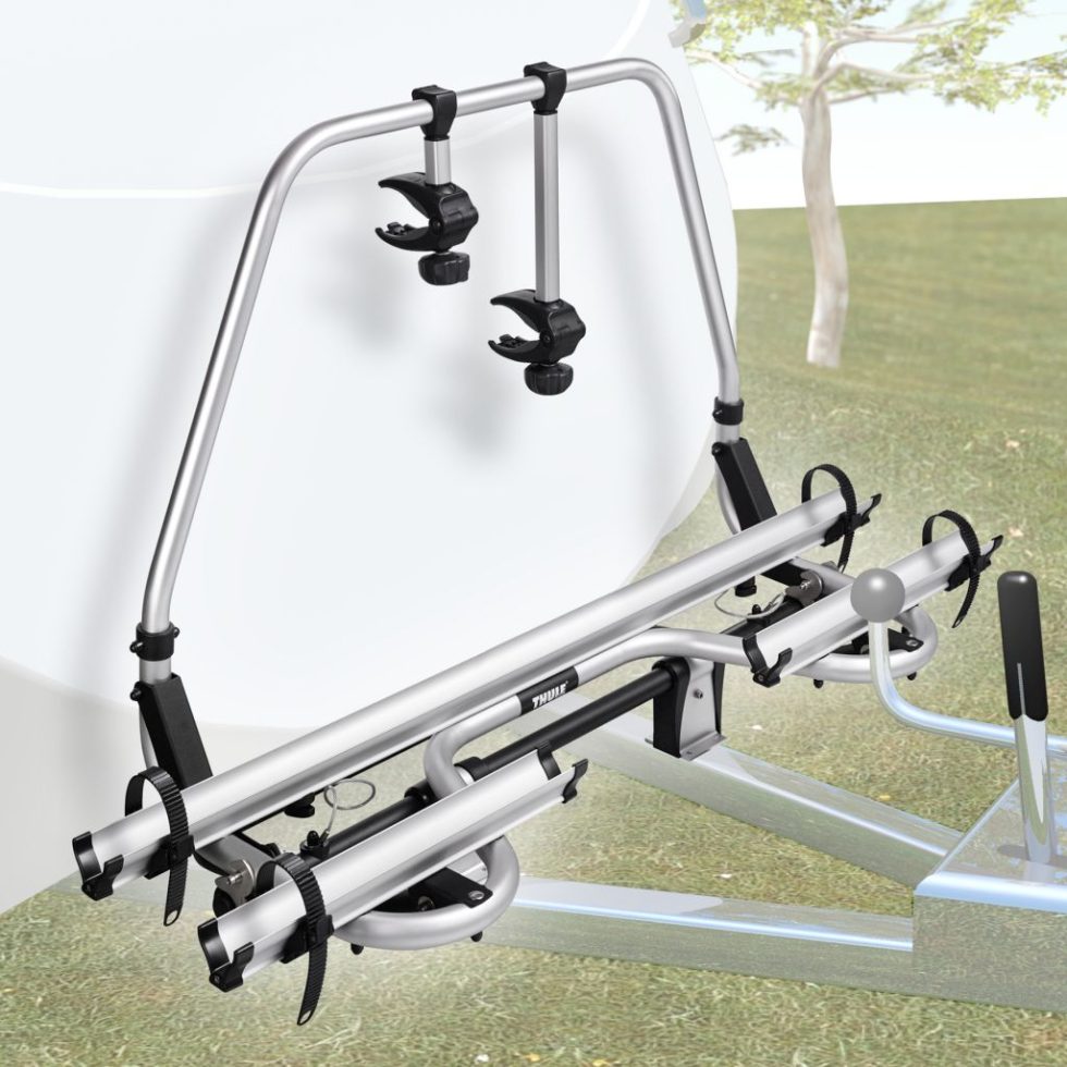 Thule Caravan Superb lakókocsi vonóháromszögre szerelhető kerékpártartó - Image 3