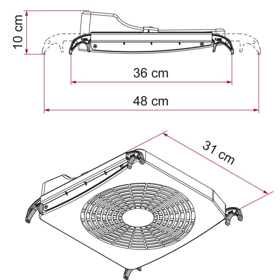 Turbo Kit utólagosan beépíthető tetőablak kiegészítő ventilátor - Image 3