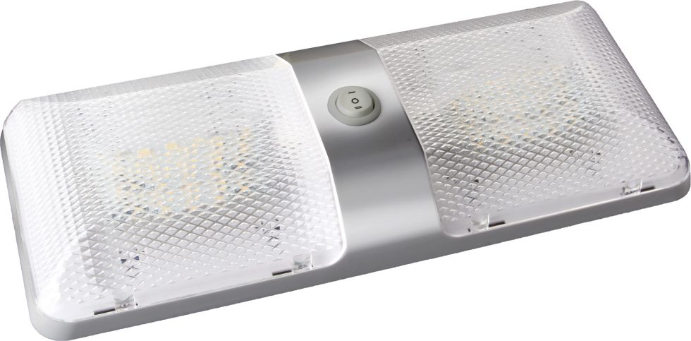 Mennyezeti dupla LED lámpa kapcsolóval, Libra