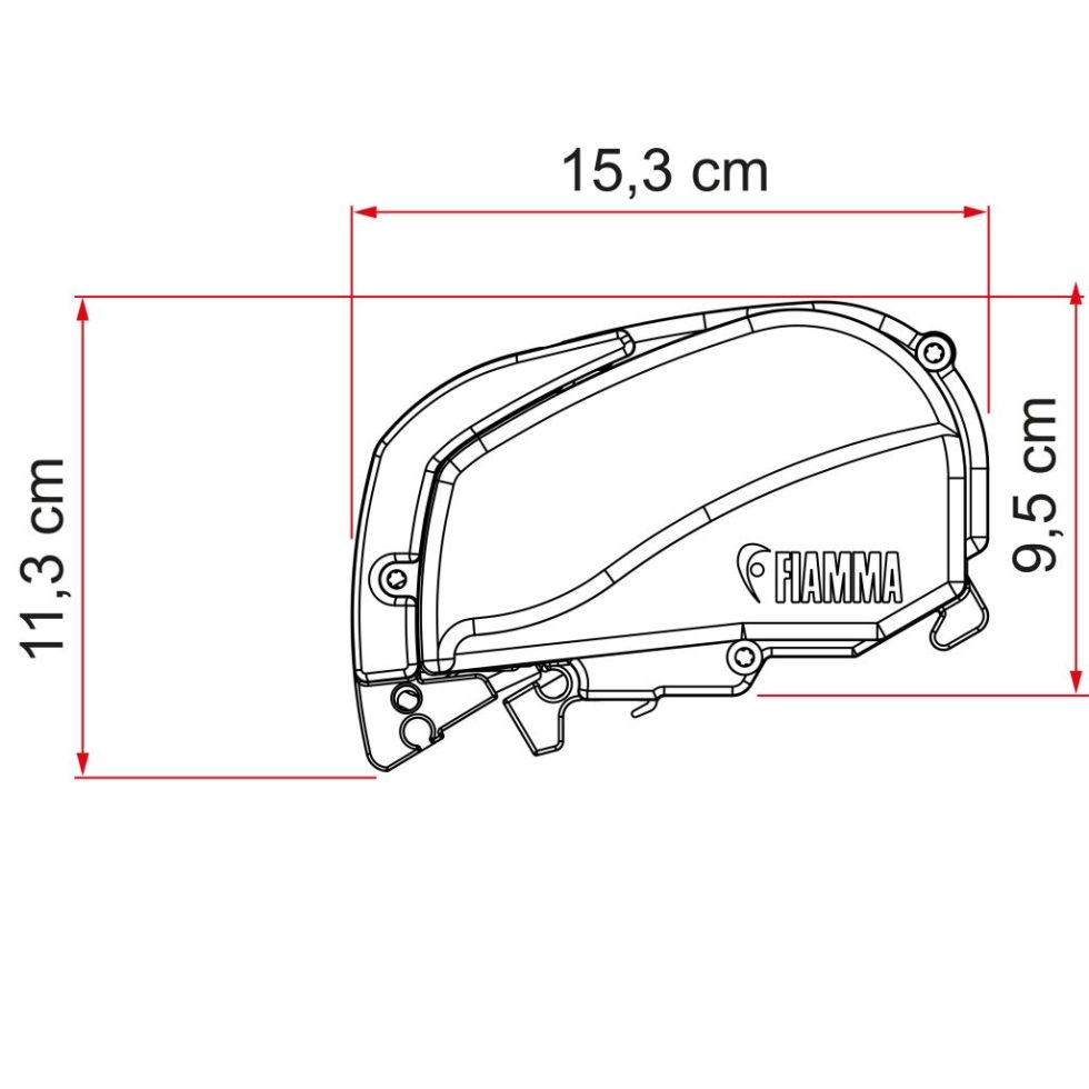 Tetőre szerelhető napellenző, Fiammastore F80 S - Image 7