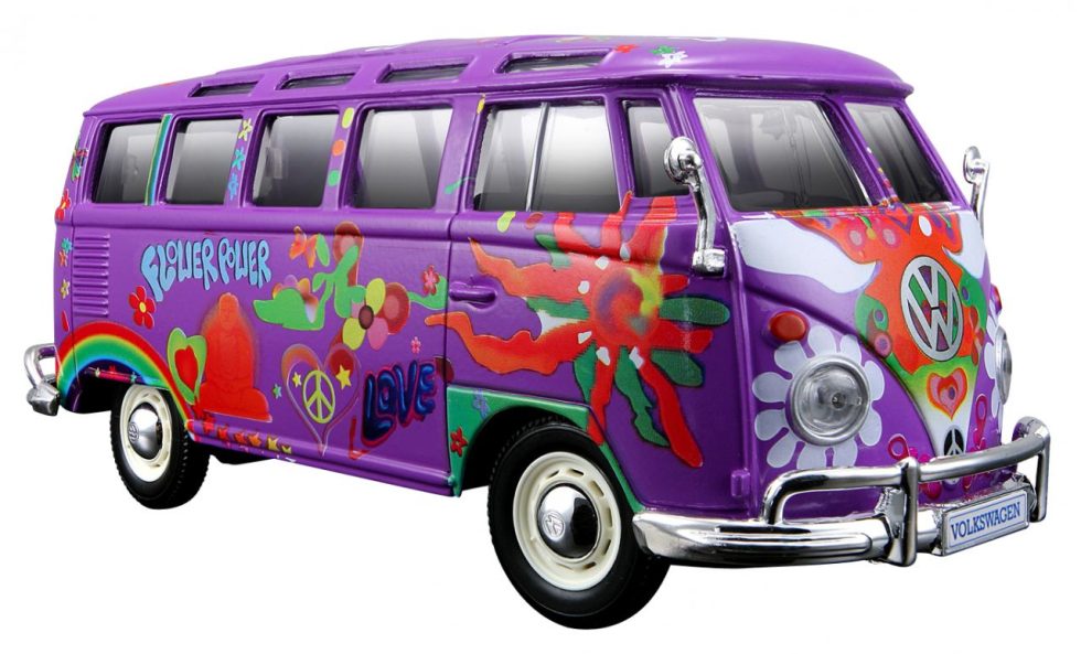VW Bus Samba játékautó Hippi verzió - Image 2