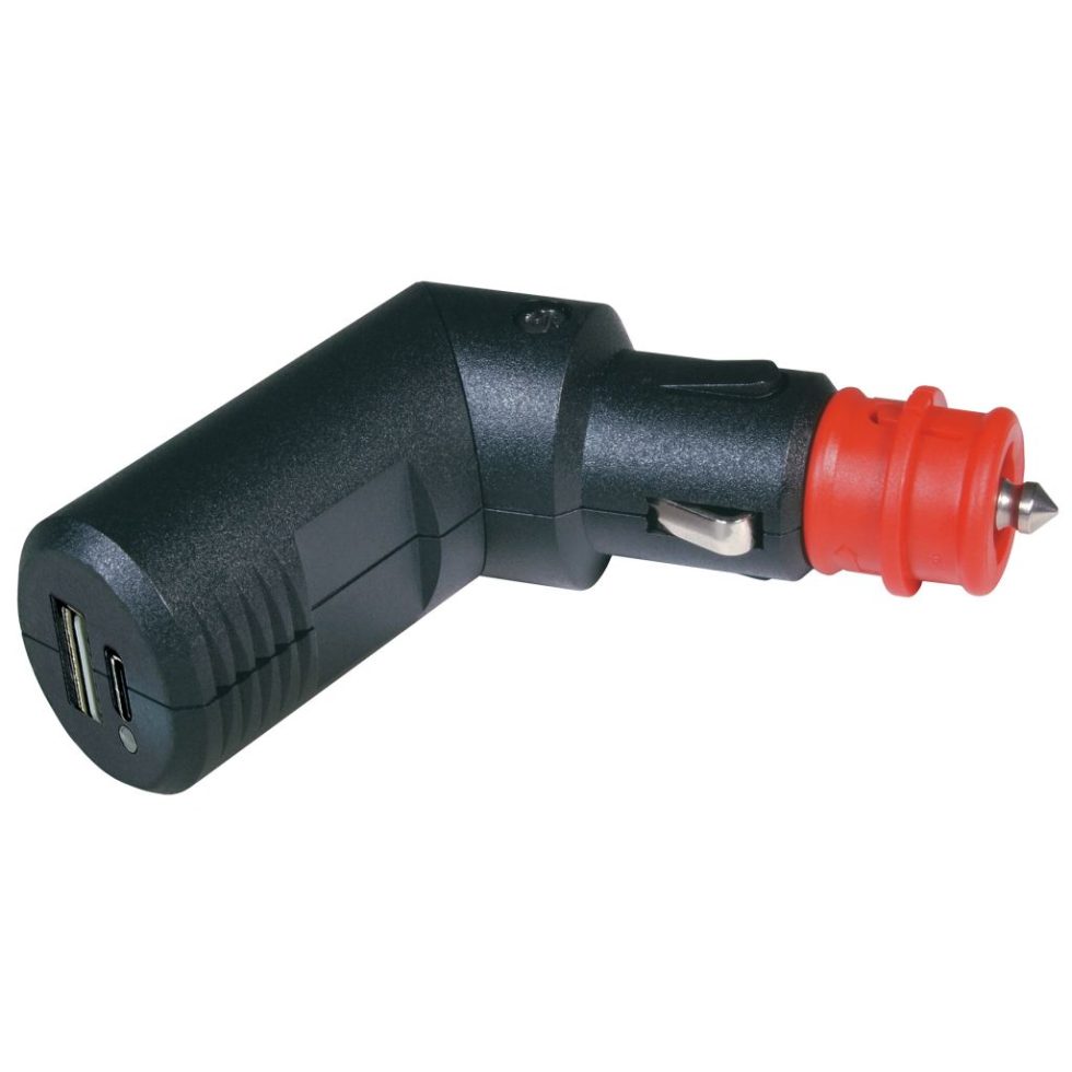 Derékszögű kettős USB töltő - Image 2