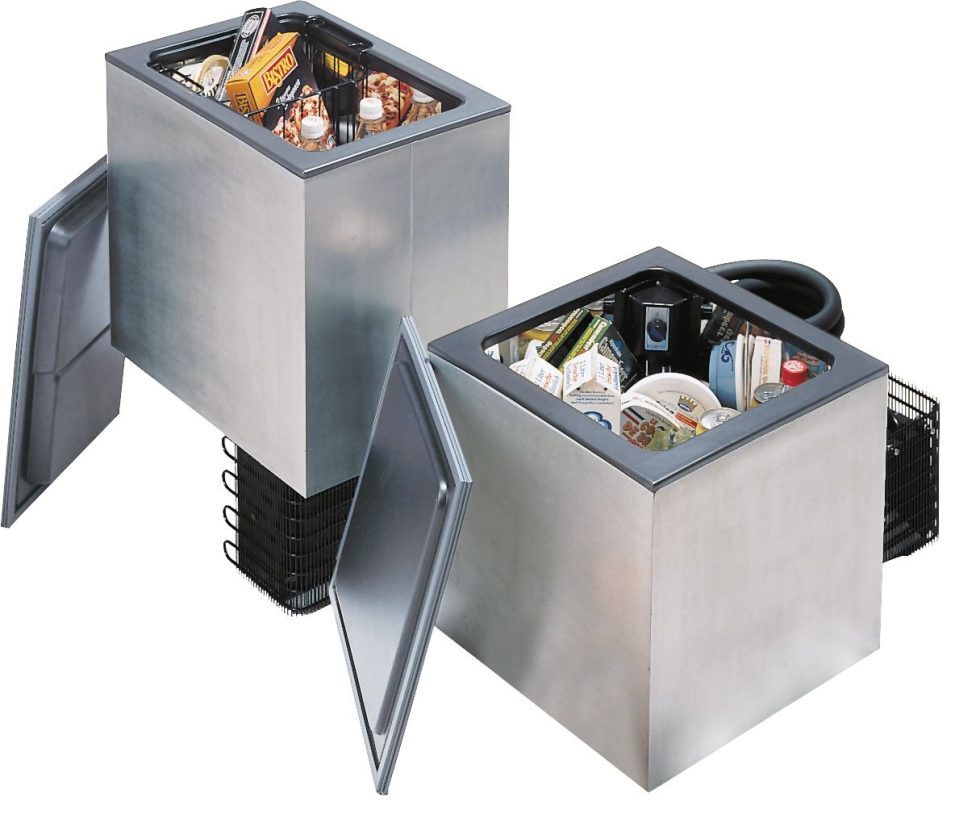 Felülről nyíló beépíthető kompresszoros hűtőszekrény, Dometic CoolMatic CB
