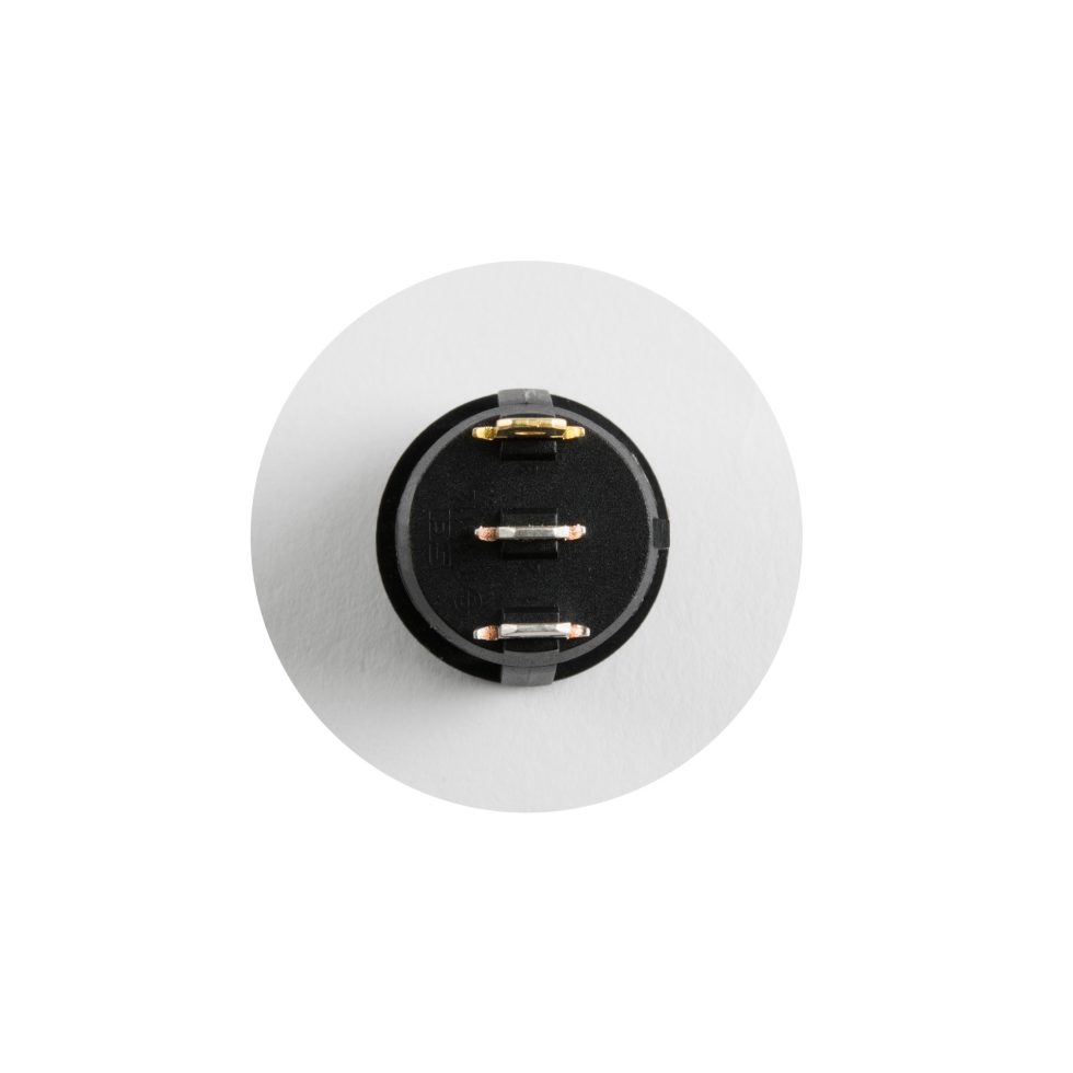 Billenőkapcsoló világító LED-del, 12V, 1ák, piros vagy zöld - Image 4