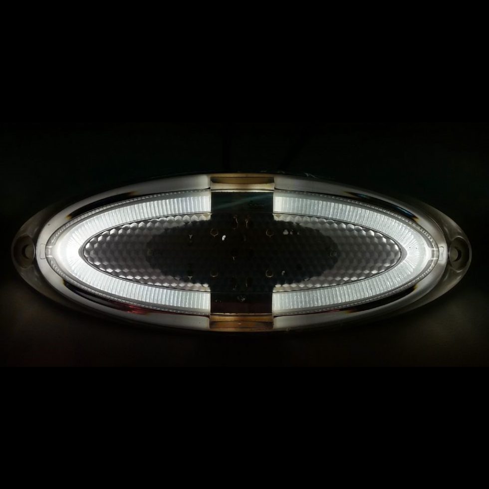 Helyzetjelző lámpa, LED-es, ovális - Image 5