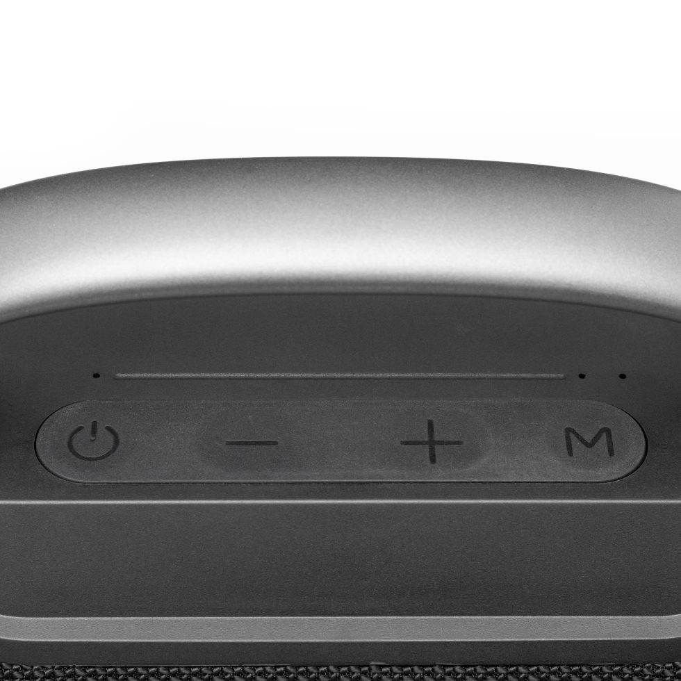 Hordozható bluetooth kihangosító, BoomBox, 2 x 30 W, BT TWS, 3.5mm AUX, USB, EQ, LED effektek, telefontöltés, USB-C és AUX kábel, vízálló - Image 4