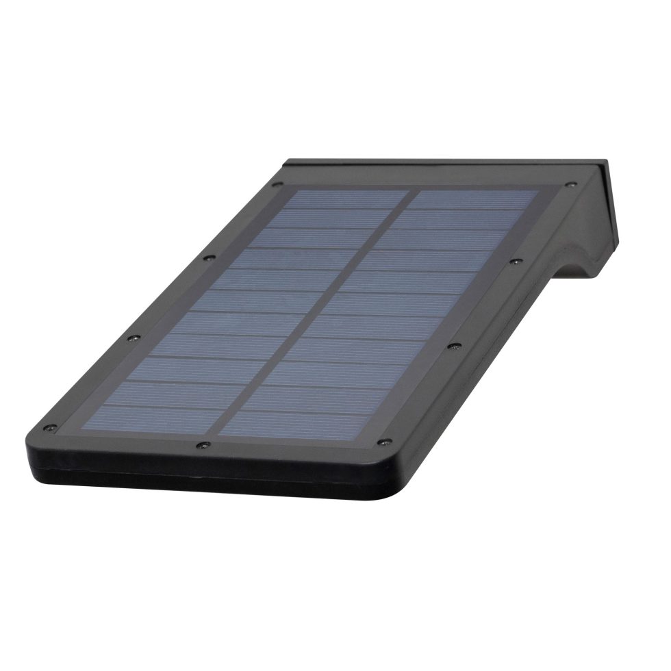 Napelemes LED reflektor, 300 lm, PIR mozgásérzékelő, 120° 5m, 36 db hidegfehér SMD LED, energiatakarékos, műanyag, IP44 - Image 3