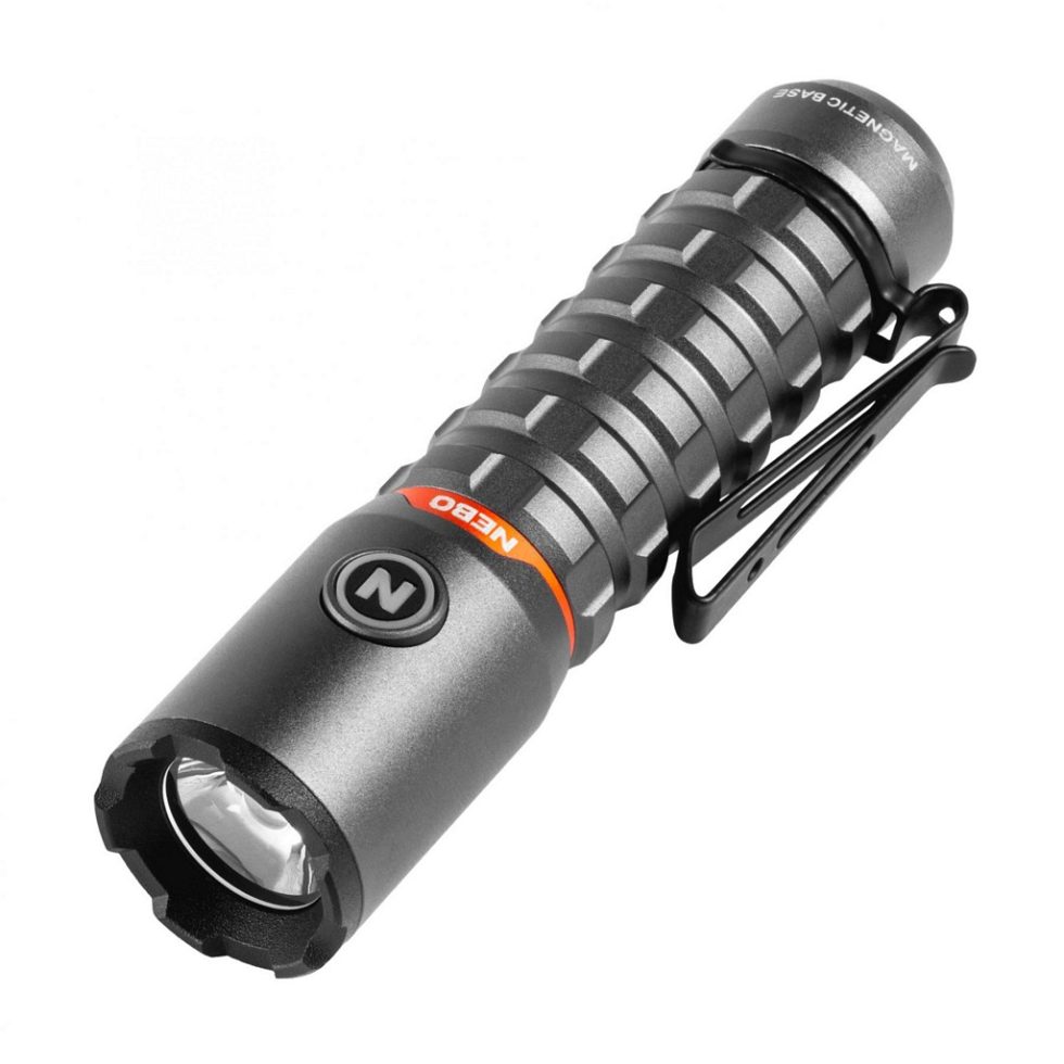 Zseblámpa NEBO Torchy 2K, 2000 lm - 50 lm, 4 funkció, IP66, 2000 mAh, övcsipesz