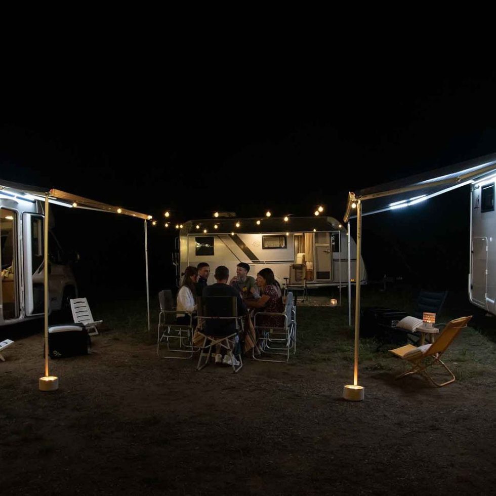 Előtető kitámasztórúd LED világítással, Fiamm Rafter LED - Image 3