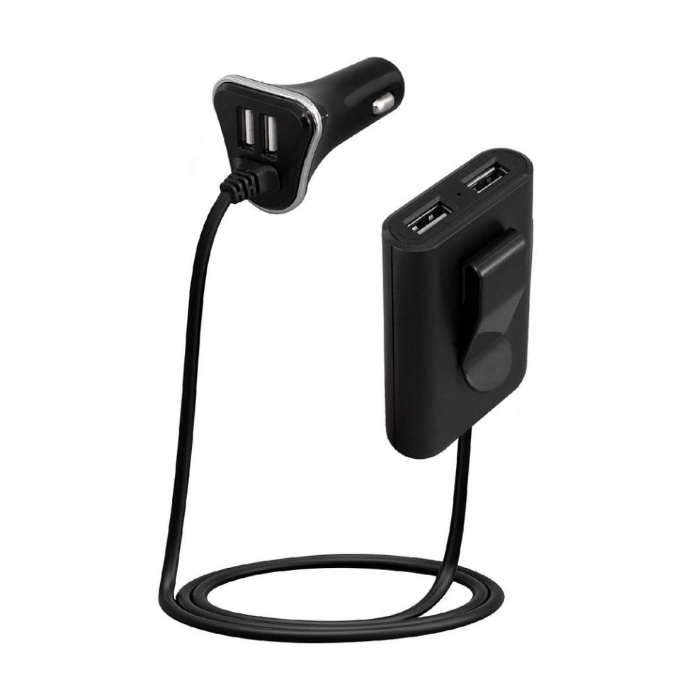 Nagy teljesítményű autós USB gyorstöltő, 48 W, 4 USB port, 4 x 2,4 A - Image 2