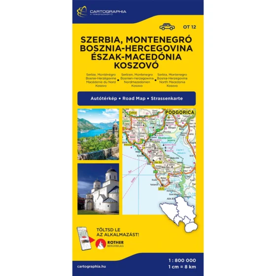 353999010110 Szerbia Montenegro Térkép