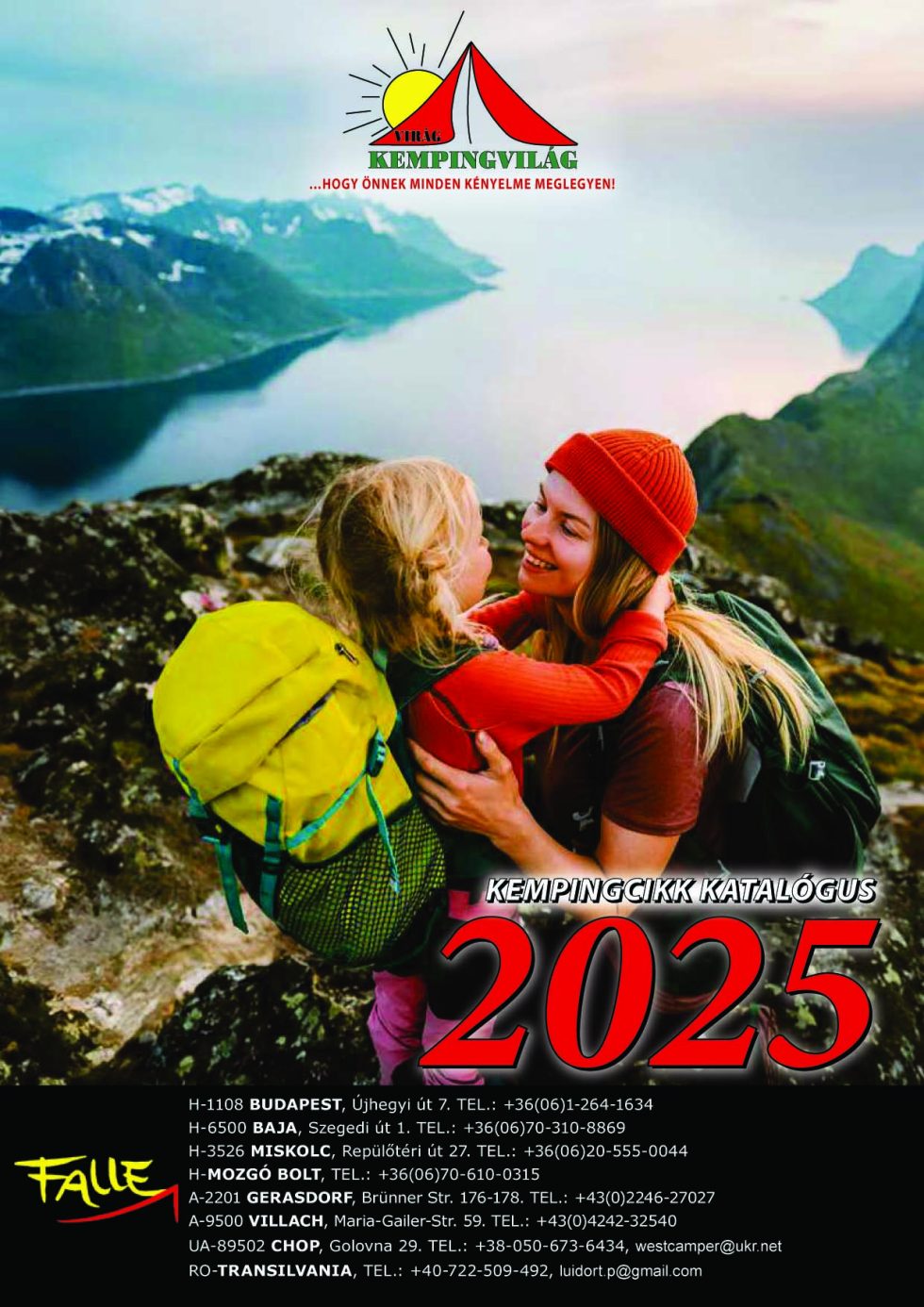 Kempingvilag Katalogus 2025 Borító