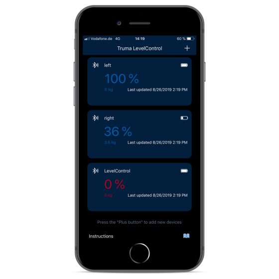 Truma Levelcontrol App Alkalmazás
