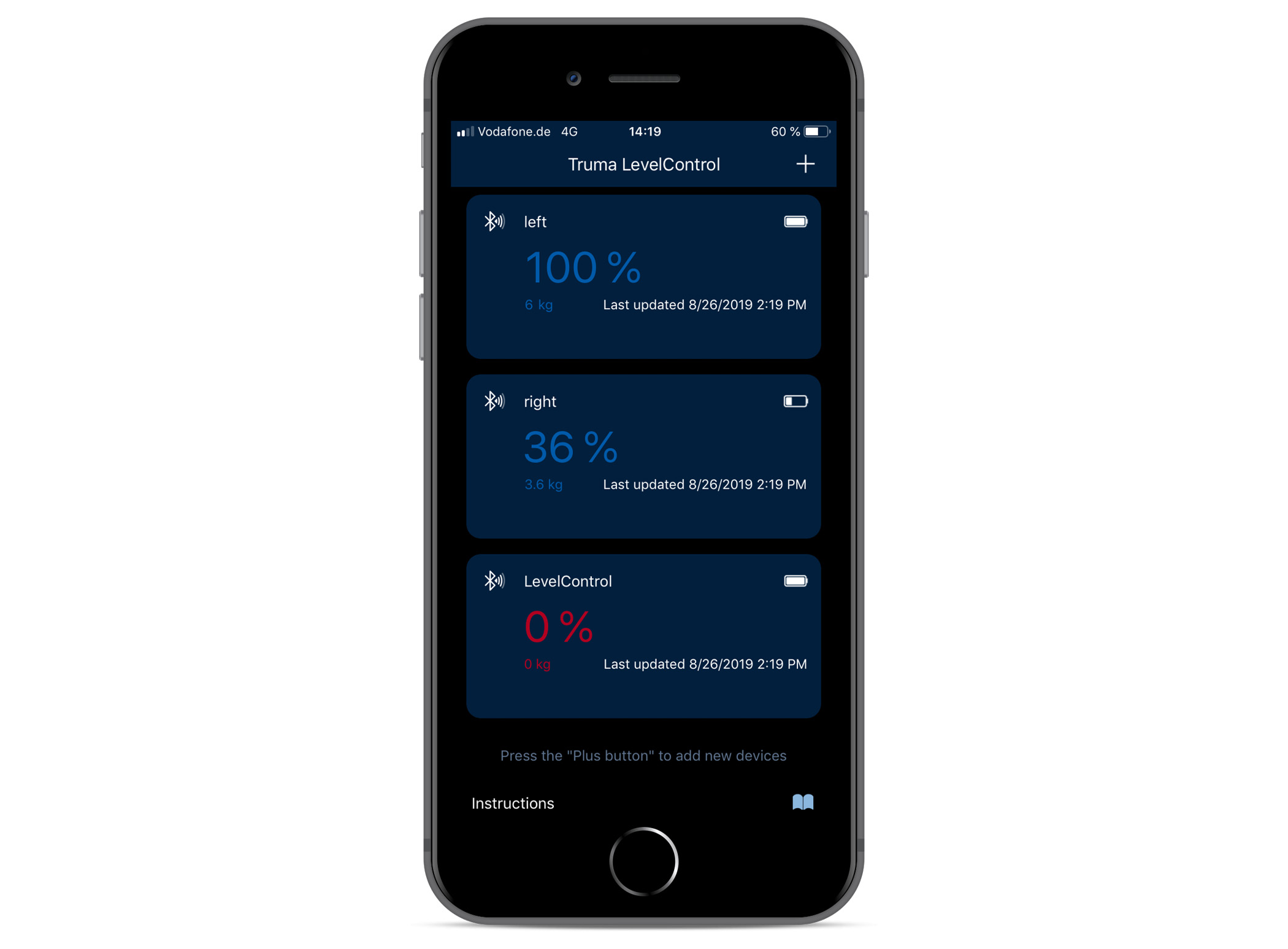 Truma Levelcontrol App Alkalmazás
